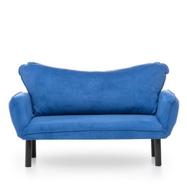 Atelier Del Sofa Chatto - Sofá-Cama de 2 Plazas Azul